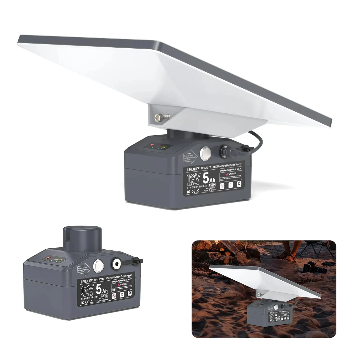 

Expandable Battery Pack for Starlink Mini 29700mAh Portable Power Bank with Parallel Battery Connection for Outdoor Off-Grid Use