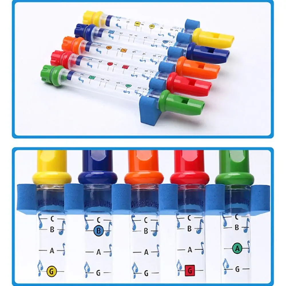 Boy Girls Preschool Educational Fun Playing Kids Whistle Whistling Tube Bath Water Flutes Bathing Toys