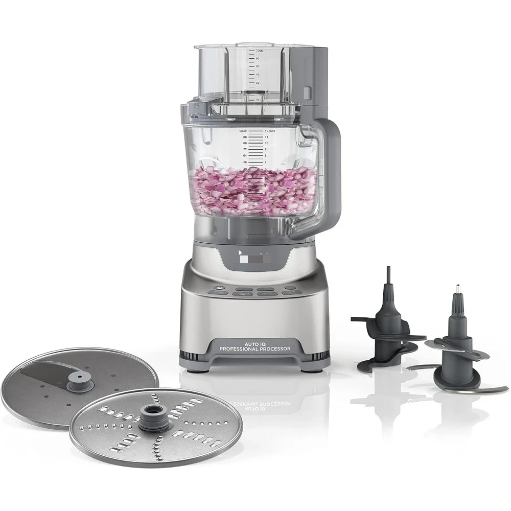 

%a Professional XL Food Processor, 1200 Peak-Watts, 4-in-1, Chopping, Slicing/Shredding, Purees, Dough