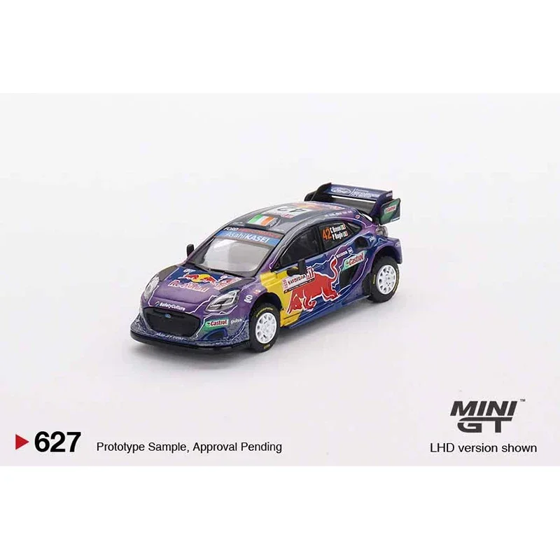 MINIGT 627 1:64 Fiesta Rally WRT 2022 M Sport Diecast Car Model Toys