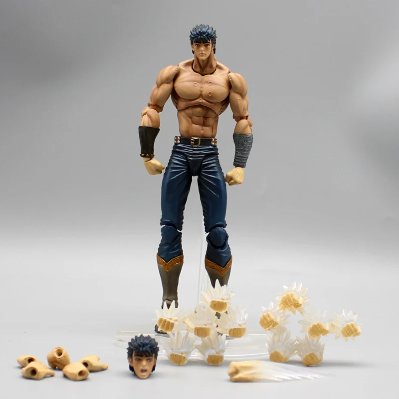 

Hokuto No Ken Kenshiro 7.5" Animation Figure Doll, Fist Of The North Star Anime Model Ornamental Garage Kit Ornaments Decoration