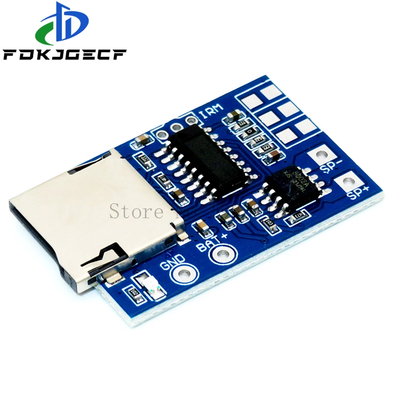 Picture 3: GPD2846A TF Card MP3 Decoder Board 2W Amplifier Module for Arduino GM Power Supply Module