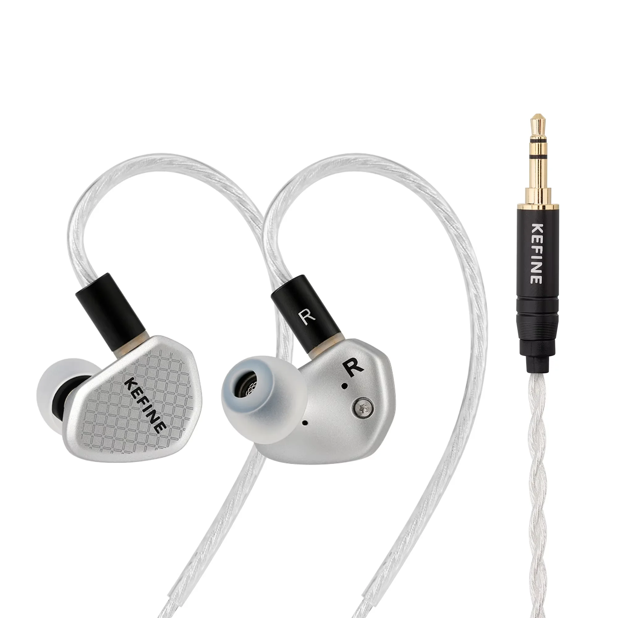 Kefine Klean SV & Kefine Klean Black 10 mm DLC-membraan dynamische driver IEM's Hi-Fi in-ear oortelefoon met mondstukken en SPC-kabel