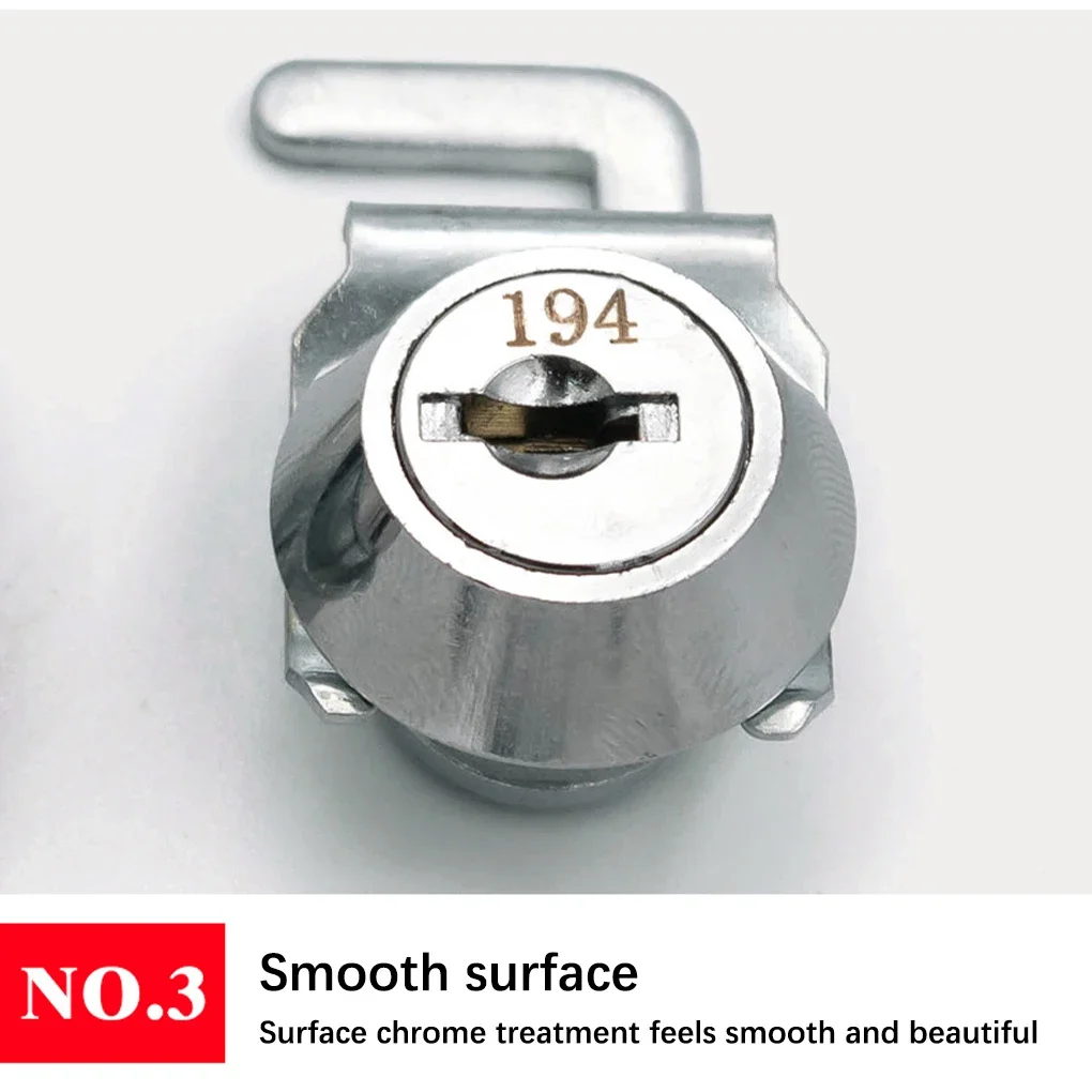 Mini Cam Lock with Quick Clip For Cash Tray Box POS Drawer Lock Money Case Security Cabinet Airbox Lock Cylinder Spare Parts