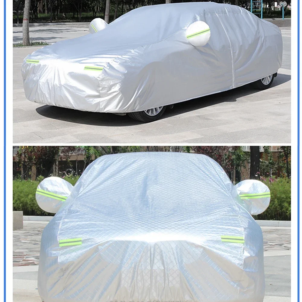 غطاء سيارة لفولفو EX90 XC90 XC40 XC60 V60 V90 S60 S90 C30 S40 V40 أكسفورد غطاء مقاوم للماء الغبار المطر الثلوج اكسسوارات السيارات