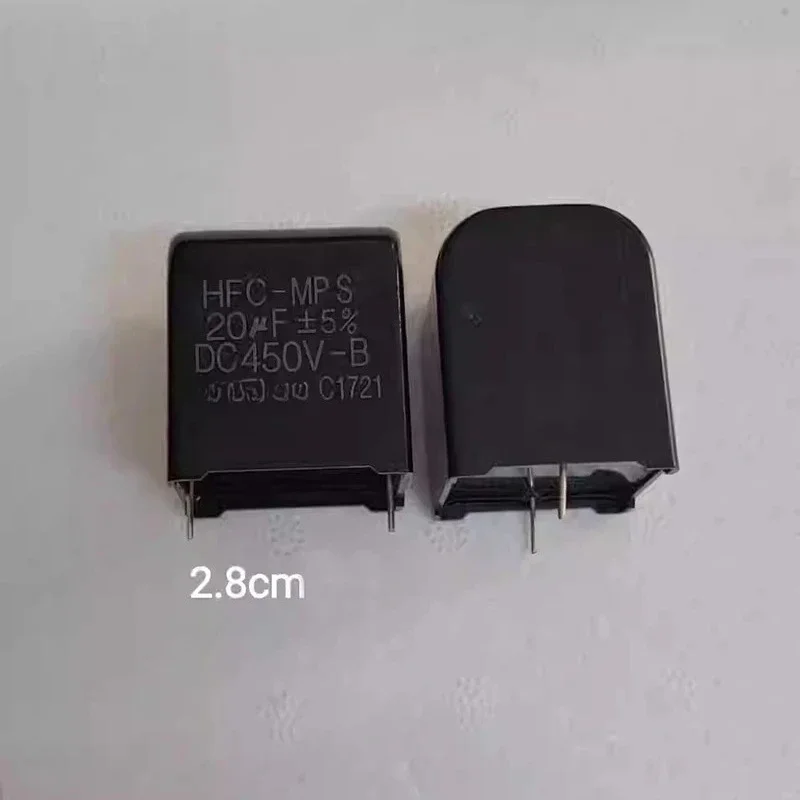 450vdc-20uf-pcm28-hfc-mps-20uf-dc450v-±5-p-28mm-5pcs-10pcs-new-2-feet-variable-frequency-air-conditioning-capacitor