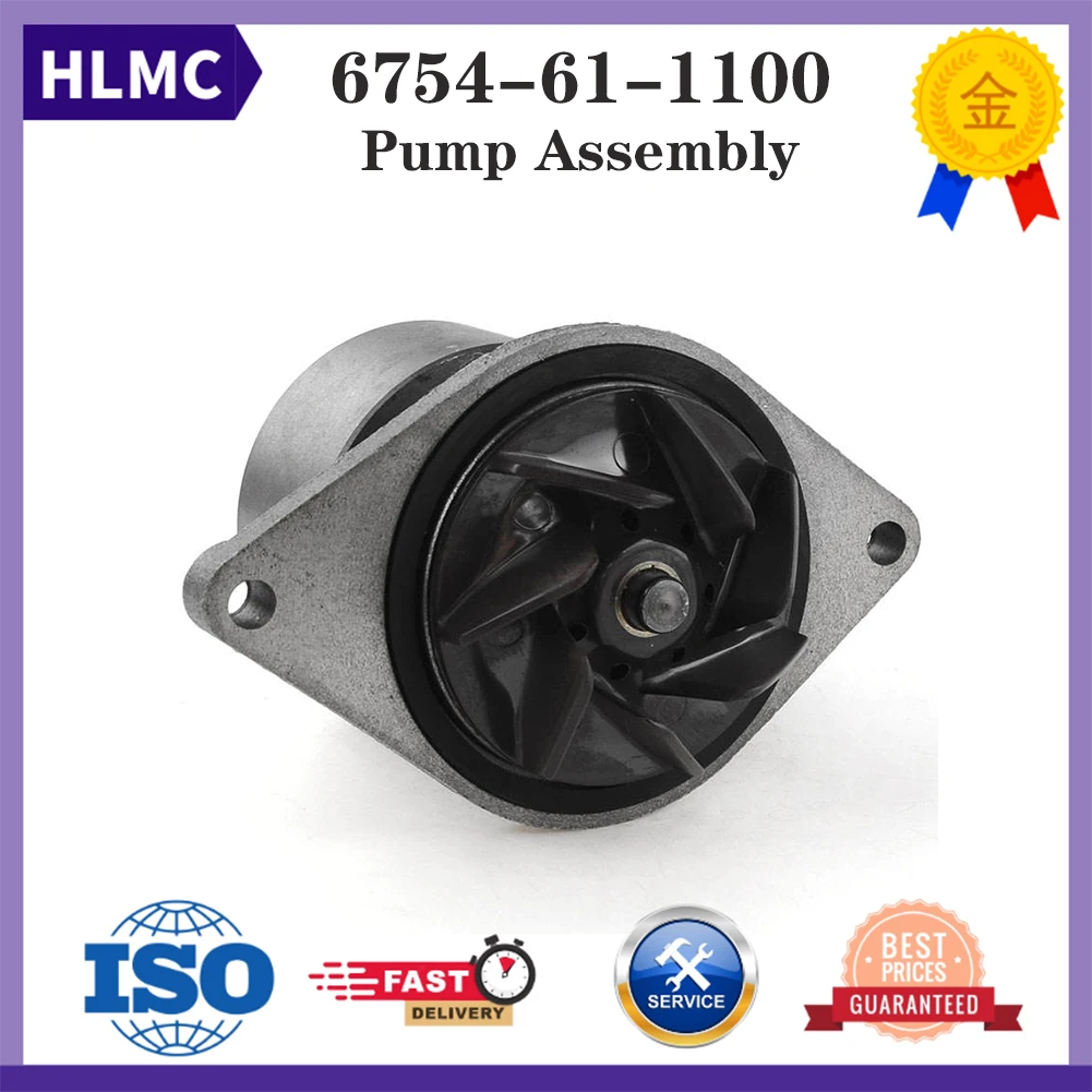 

PC200-8 WA200-6 WA250-6 SAA4D107E SAA6D107E 4D107 6D107 Water Pump For Excavator Wheel Loader 6754-61-1100 6754-61-1010 3800984