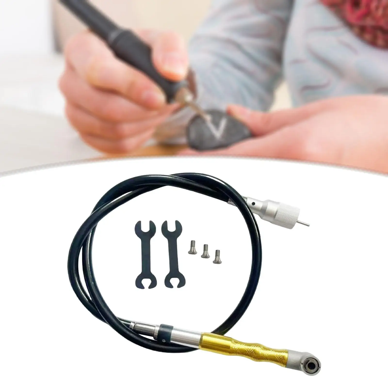 SIHAO 90 Degree Air Grinder Pneumatic Tool Electric Grinder Transfer Head Part Mini Grinder Grinding Polishing Tool Set