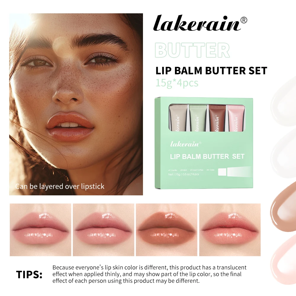 버터 립 밤 모이스춰 라이징 립 글로스 오일 오랫동안 지속되는 영양 스무딩 딥 하이 드레이션 데일리 케어 버터 립 밤 메이크업