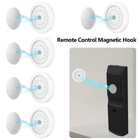 Household No-hole Magnetic Hook Wall-mounted Magnet Remote Control Invisible Bracket Refrigerator Stickers Storage Hooks