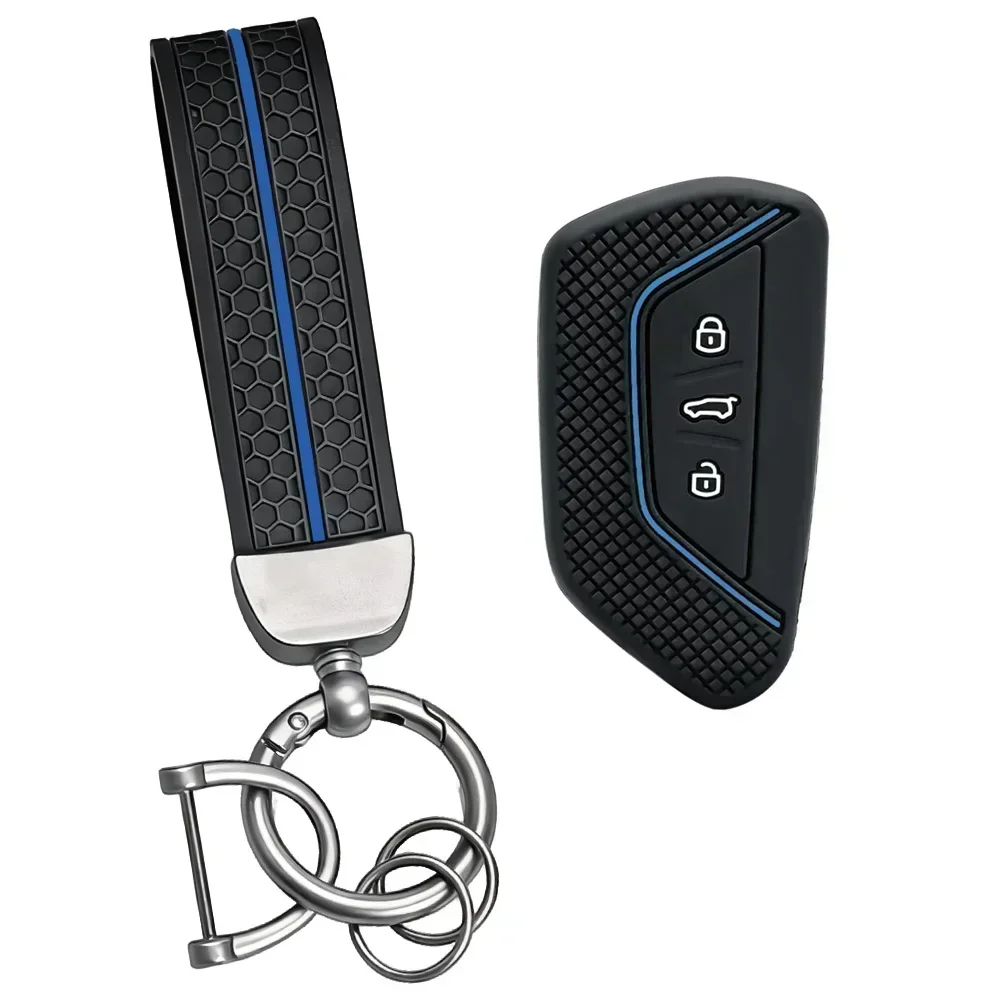 Silicone Remote Case Key Cover For Skoda Octavia 4 A8 MK8 For Seat Leon Fr Mk4 Cupra Formentor 2023 accesorios For VW Golf 8 ID4