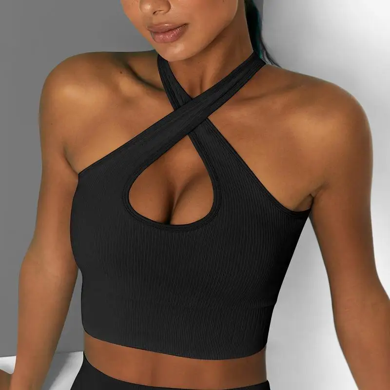 Soutien-gorge push up sans couture pour femme, brassière de sport, bralette en dentelle, sans fil, sans armatures, haut de yoga, soutiens-gorge sans os, sexy, Bh