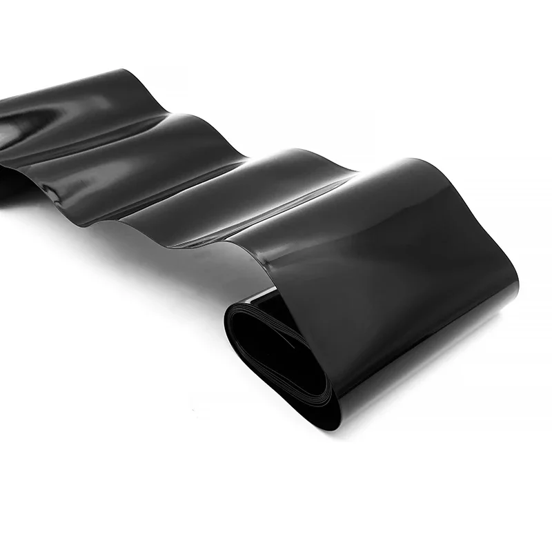 Width 30mm~500mm Black PVC Heat Shrink Tube 18650 Battery Wrap Battery Pack Insulated Cable Protector Sleeve Lithium Film Case