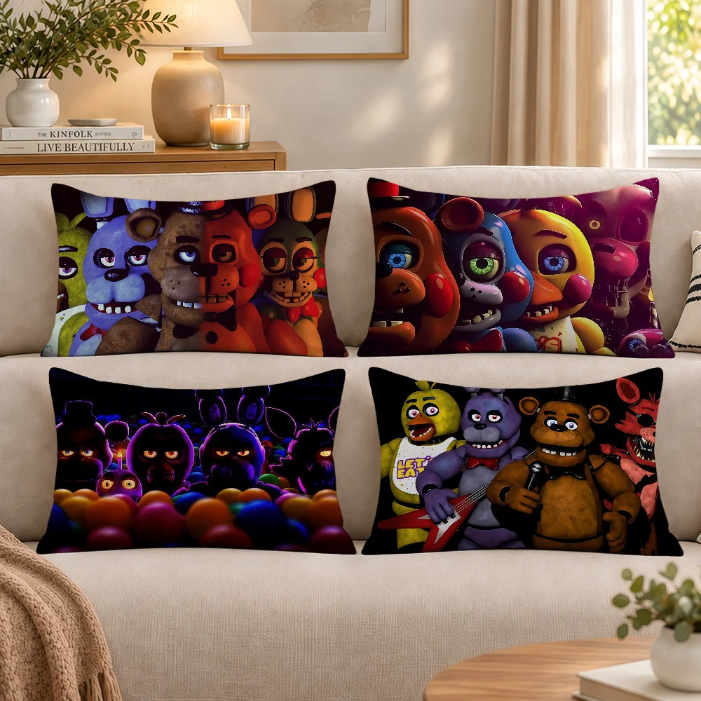 HQ Five Bear F-Freddys 2 Cushion Cover Rectangle Decorative Long Pillow Cases Sofa Bench Bedroom Chair LivingRoom