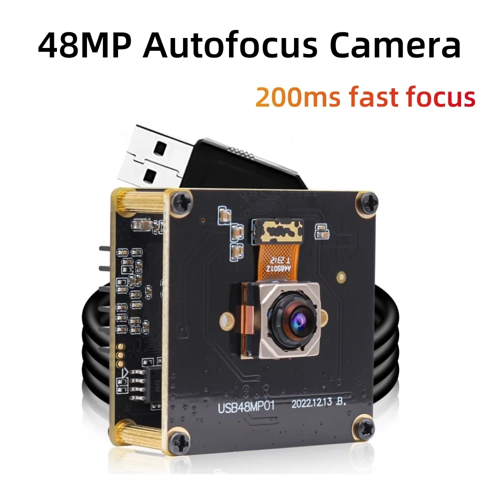 

SVPRO 48MP быстрый автофокус 200 мс USB-модуль камеры 4K 1080P 30 кадров в секунду промышленная плата веб-камеры UVC драйвер Caemra для Raspberry Pi