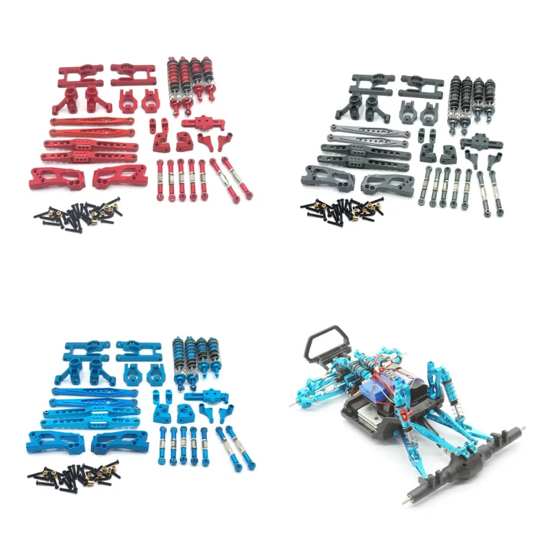 WLtoys 1/12 124006 12423 12427 12428 Remote control car parts Metal upgrade parts modification parts 12 sets