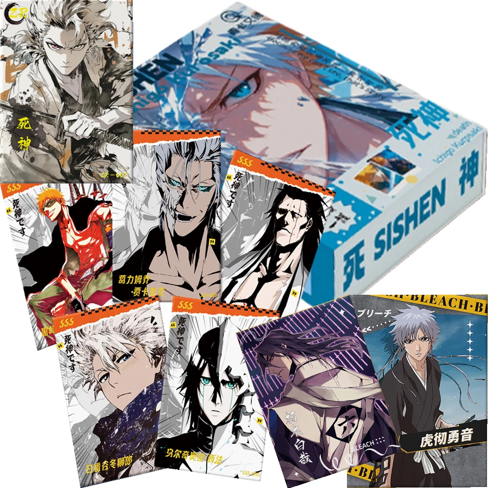 Anime Bleach Collection Cards Kuchiki Rukia Hitsugaya Tōshirō Ishida Uryū Unique Personality Characters Exclusive Card Gifts