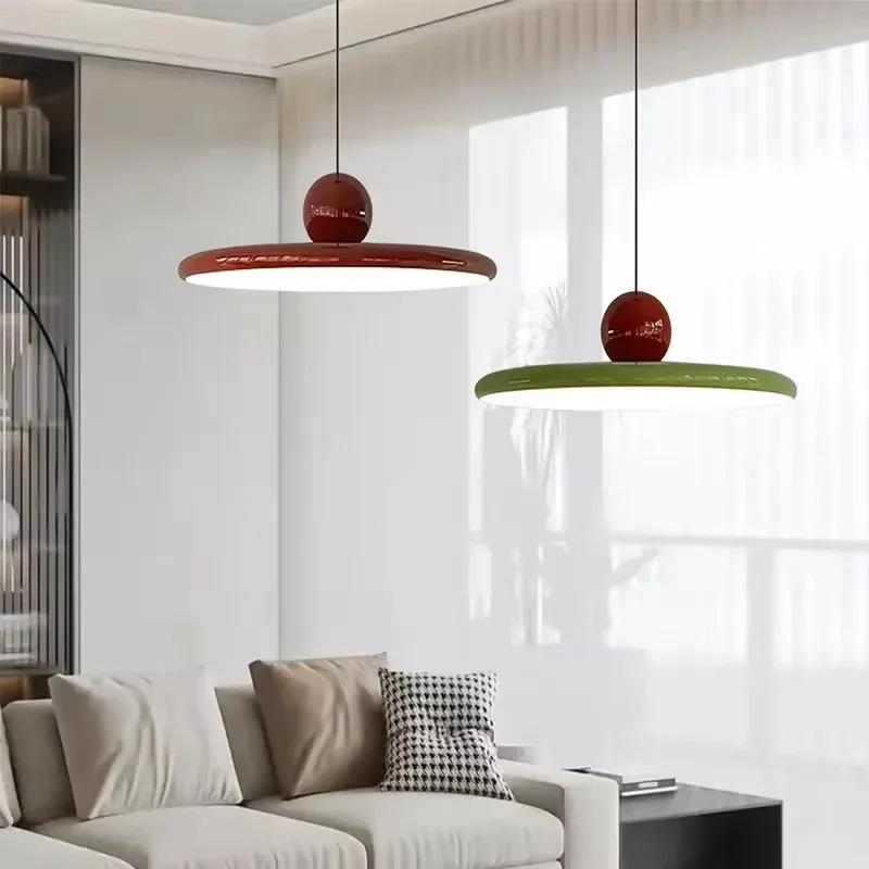 

UFO Restaurant Chandelier Led Modern Simple 2024 New High-end Nordic Bar Designer Home Minimalist Dining Room Home Decoration