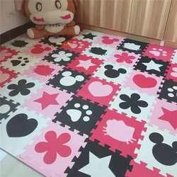 Tapis de jeu en polymère pour bébé, 16 pièces, dimensions 30x30cm, épaisseur 1cm