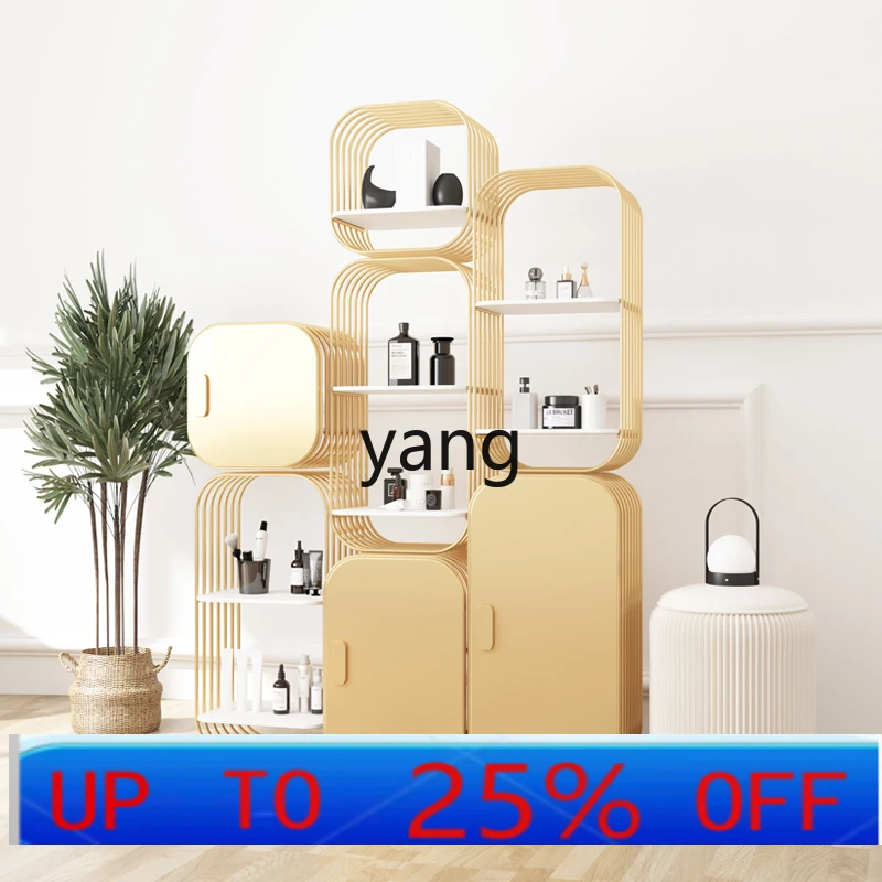 LH Simple Beauty Salon Product Display Cabinet Shelf Nail Art Barber Shop Showcase