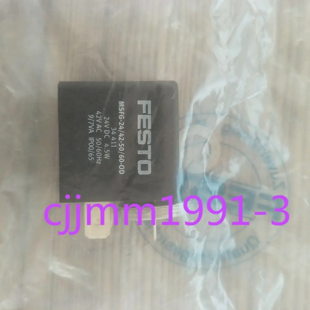 

1PC NEW FESTO solenoid coil MSFG-24/42-50/60-OD (34411)