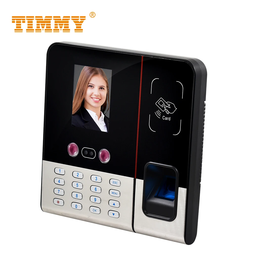 Free Cloud Software Id Card Face Fingerprint Time Attendance Machine with  SDK