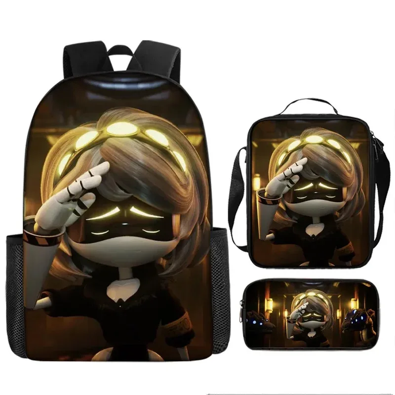 

25COSМультяшный рюкзак для убийства дрона, школьная сумка, сумка для обеда, пенал, набор, подарок для детей, студентов