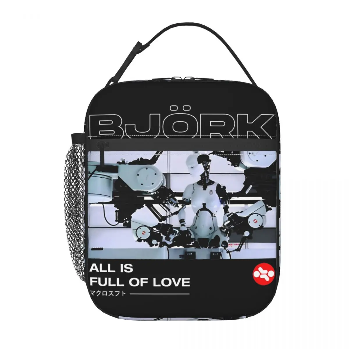 Bjork All Is Full Of Love Akcesoria Izolowana torba na lunch do szkolnego biura Torba do przechowywania żywności Przenośne pudełka na lunch z chłodnicą termiczną