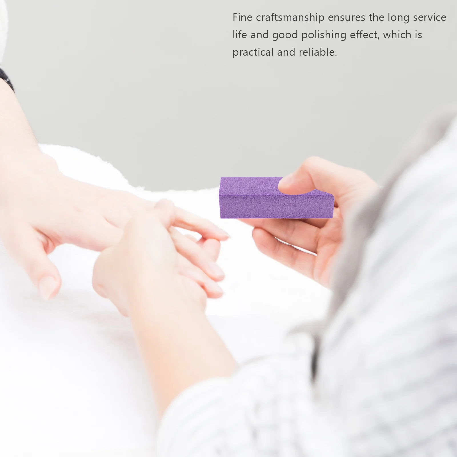 10Pcs Premium Nail Files Manicure Pedicure Tools 4 Sided Buffer Block Set Portable Smooth Polishing Travel Grooming Kit