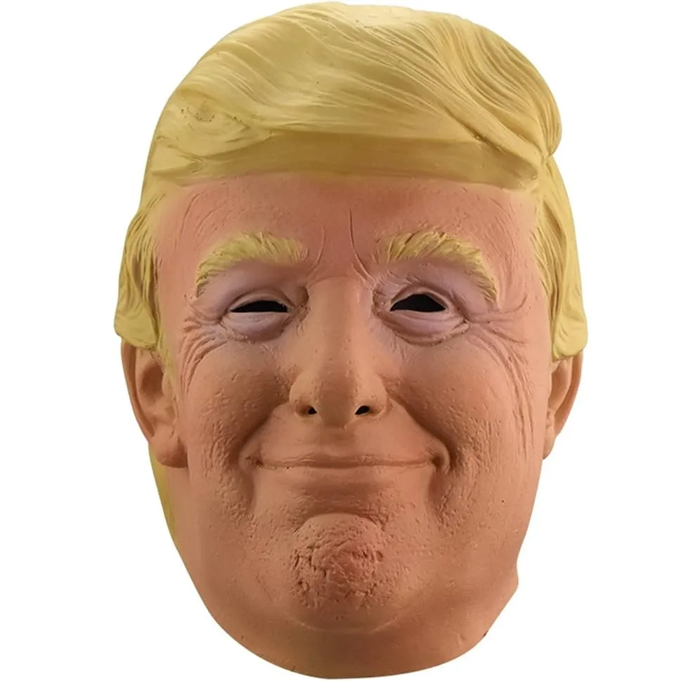 Halloween Latex Mask Candidate Trump Realistic Masks Cosplay Masquerade Headgear Costume for Novelty Adult Man