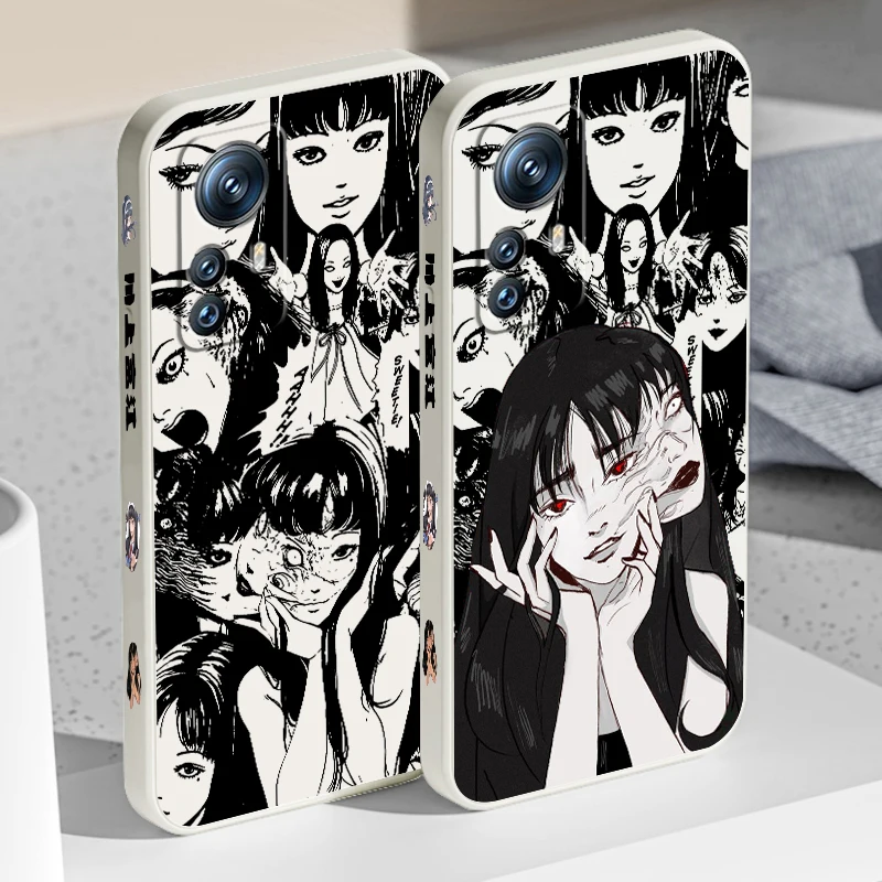 Kawakamii Tomoe Anime Fashion Liquid Left Rope For Xiaomi Mi 13T 13 12T 12 11T 11i 11 A3 10T 10 9 Pro Lite Ultra 5G Funda