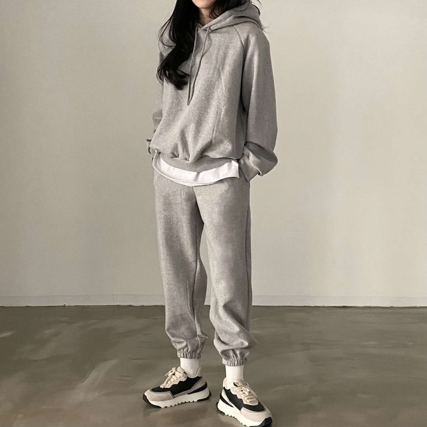 

Women Solid Tracksuit Casual Hoodies 2 Piece Suits Sweatshirt Pant Set Lounge Wear Sport Suit 2pcs Autumn Winter Clothes 2024