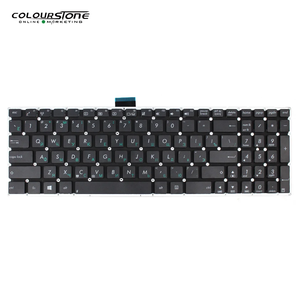 Russian Notebook Keyboard For ASUS X555 X5553 RU Laptop Keyboard