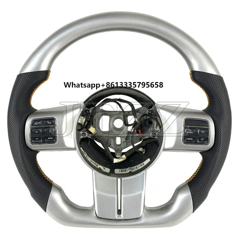 

Car Accessories Interior for Jeep Wrangler 2011 2012 2013 2014 2015 2016 2017 Upgraded Sport Leather Carbon Fiber Steering Wheel