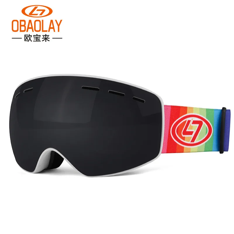 Children's Anti-Fog Ski Goggles Double-Layer Anti-Fog Spherical Children's Ski Goggles Children's Ski Goggles