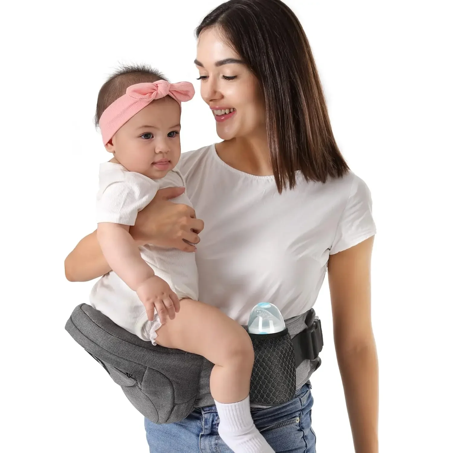 

OEM Custom Foldable Newborns Toddlers Mom Choice Award Winner Adjustable Waistband Ergonomic Non Slip Hip Seat Baby Carrier