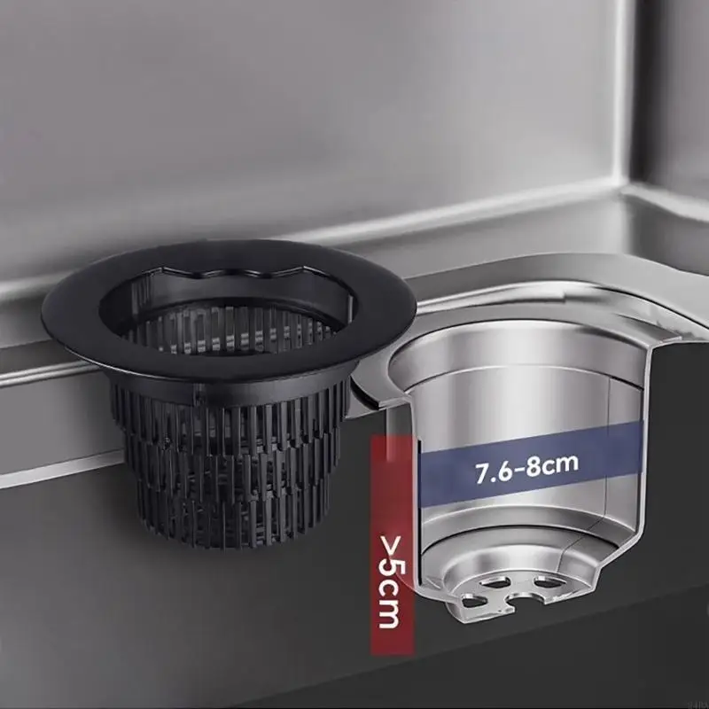 Filtre d'évier de cuisine domestique, panier de vidange d'évier télescopique, filtre de crépine d'évier en maille réglable, filtre Anti-colmatage, bouchon de vidange