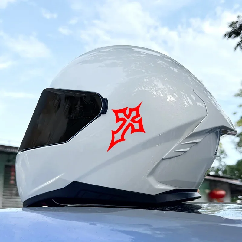 1PC Gothic Cross Car Sticker, Eye - Catching Art Design, Fashionable Auto Decor Accessory