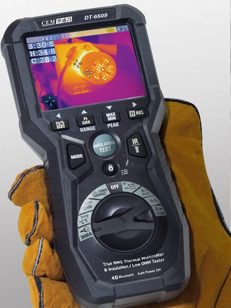 DT- 6509 million Insulation Meter Intelligent 3-in-1 Thermal Imager Resistance Tester