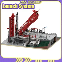 Technology Bricks High-Tech Rocket Launch Pad Assembly MOC Building Blocks Sets Education Toys Gift