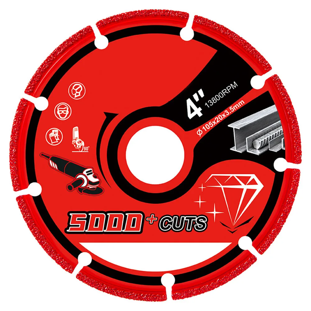 Cutting Disc for Circular Saw Blade 105x20mm Suitable for For wood PVC Pipes Steel Nails with Alloy Steel Material