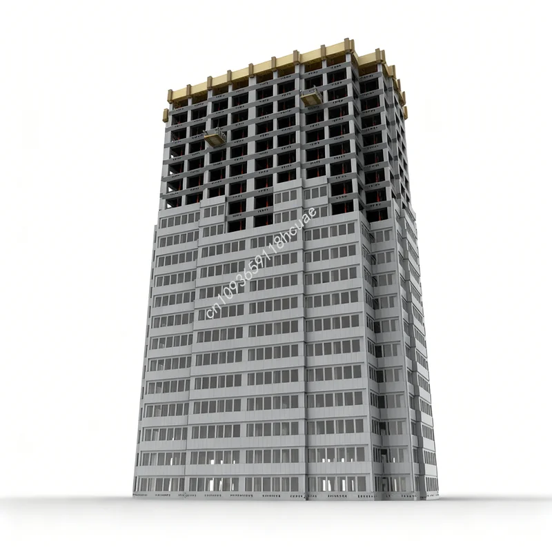 73019pcs MOC City High Rise Renders Construction Model Building Blocks Creative Idea Education Toy Kids Christmas Gift Birthday