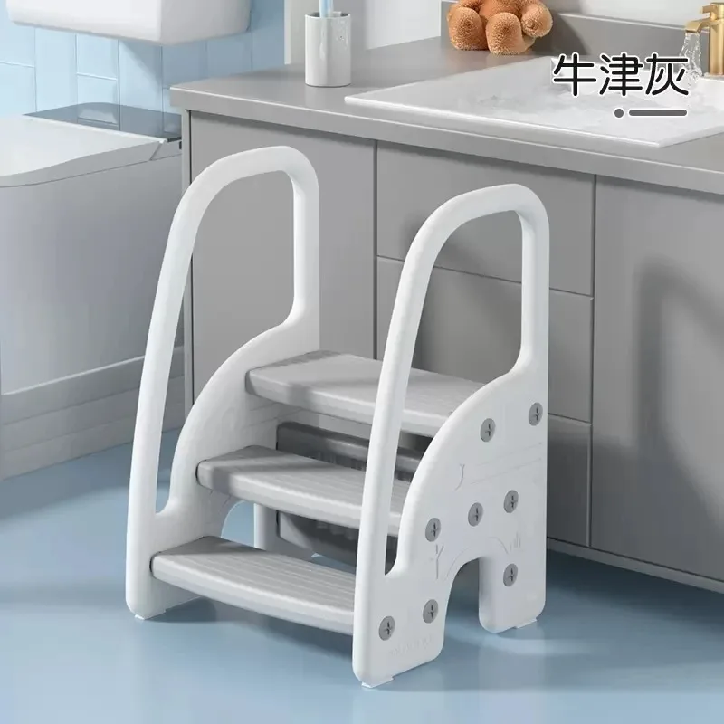 Step stool, children's footrest, infant and toddler washing stairs, washing table, step stool, raised