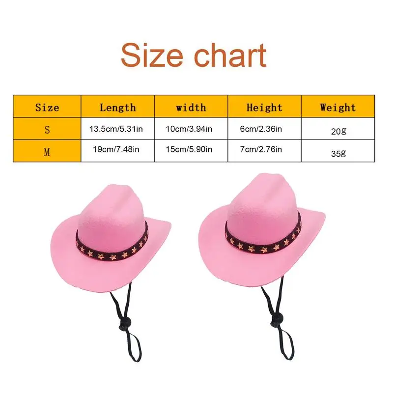 Tiny Cowboy Hat Small Pet Cowboy Hat For Dogs Pet Party Decoration Puppy Halloween Costumes Comfortable Cosplay Hats For Small