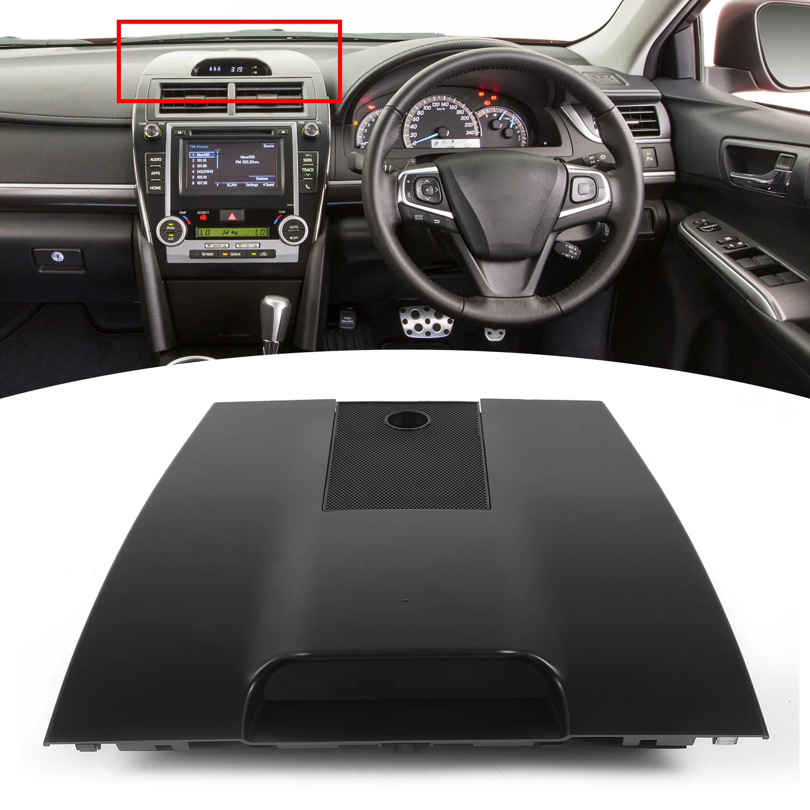 

Центральная панель крышки динамика приборной панели 55510‐06010, прямая замена крышки динамика приборной панели, простая в обслуживании, прочная на 2011–2014 гг.