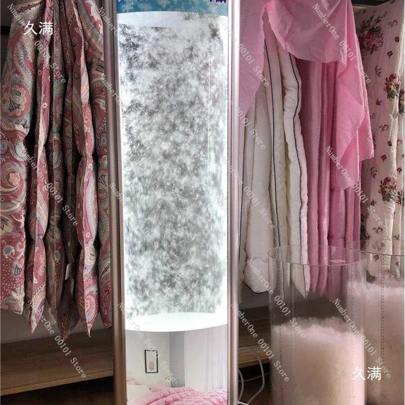 Down display light box floor-to-ceiling double-sided luminous blown fleece vertical two-sided light box advertising signboard