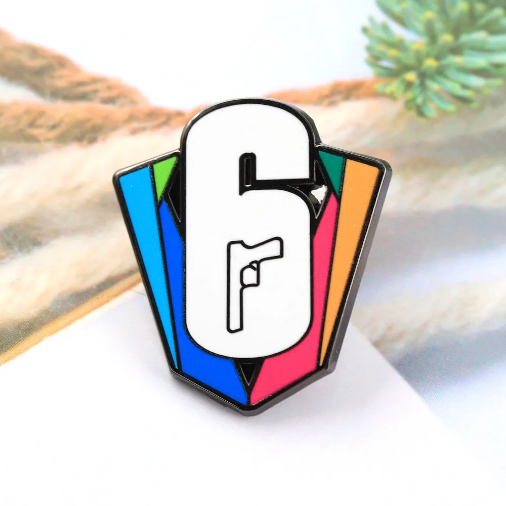 Spille smaltate Rainbow Six Si - Embroidery Initials recensione e prezzo