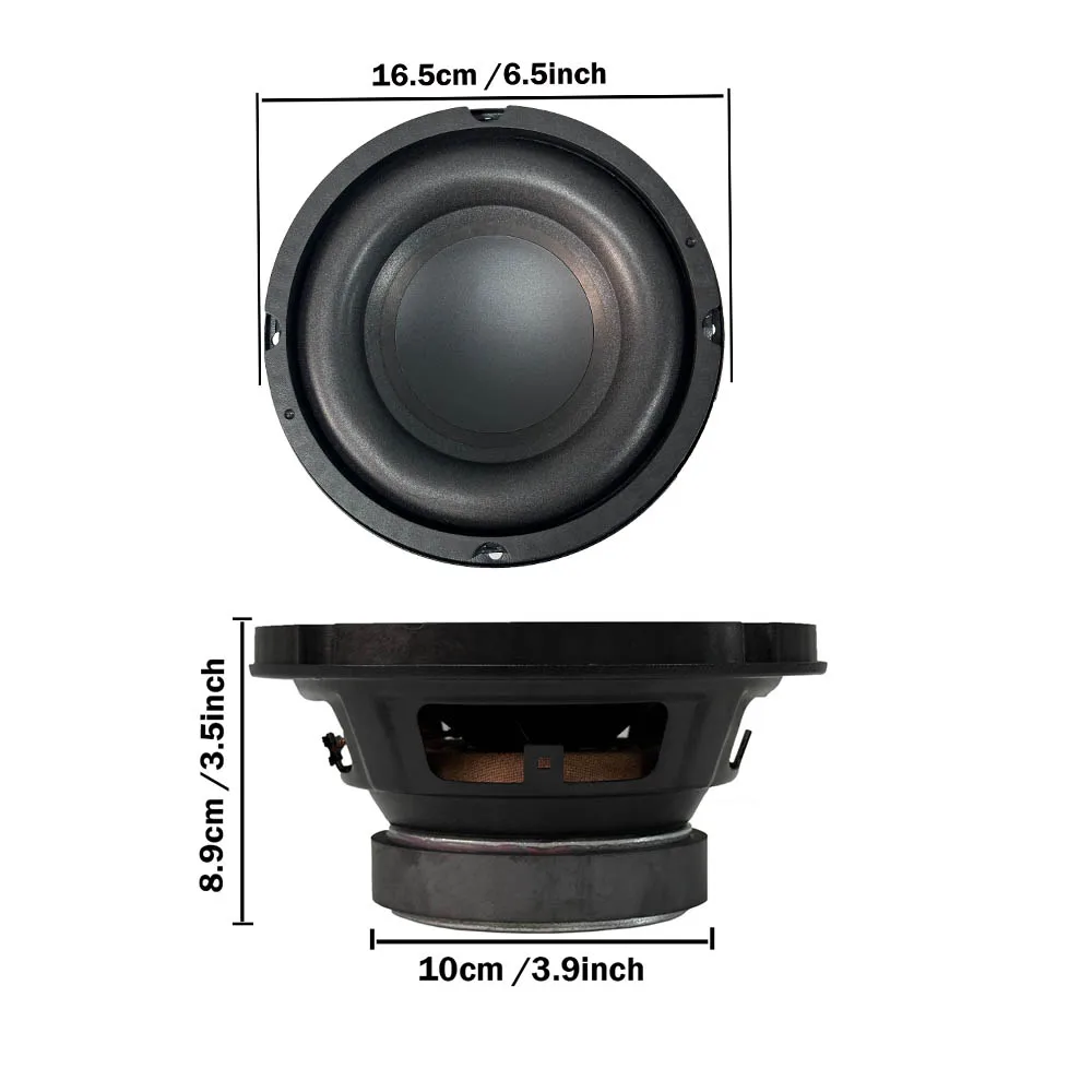 1 шт. 6,5 "автомобильный сабвуфер 200 Вт аудиодинамик 4 Ом автомобильный компонент стерео модификация для обновления системы автомобильного и домашнего кинотеатра