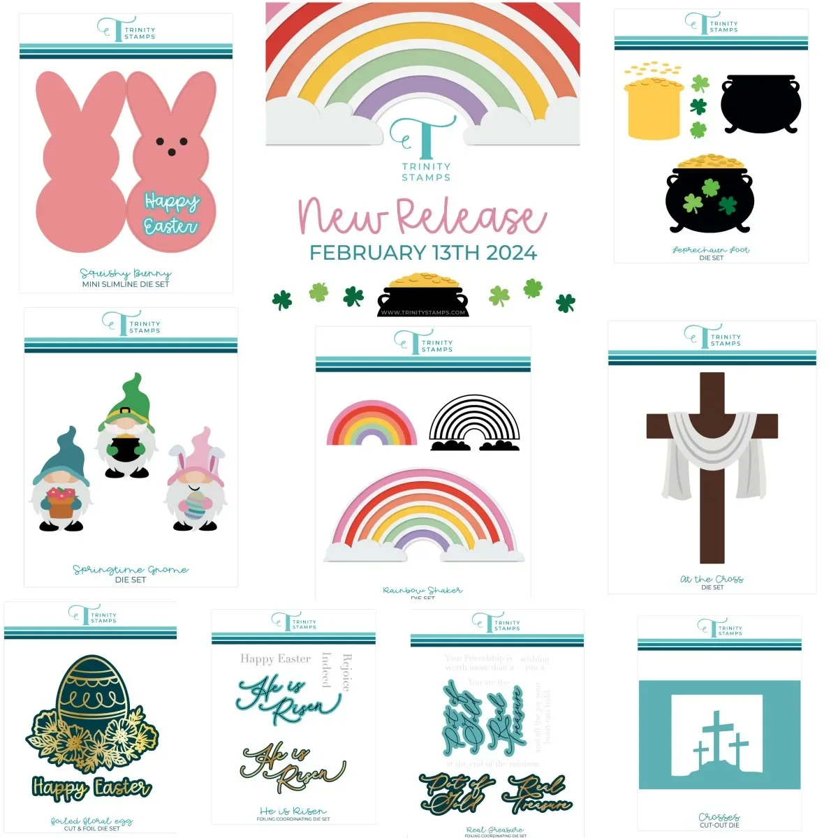 

Rainbow Bunny New Metal Cutting Dies Hot foil for Decorating Scrapbook Paper Card Album Mould Embossing Craft