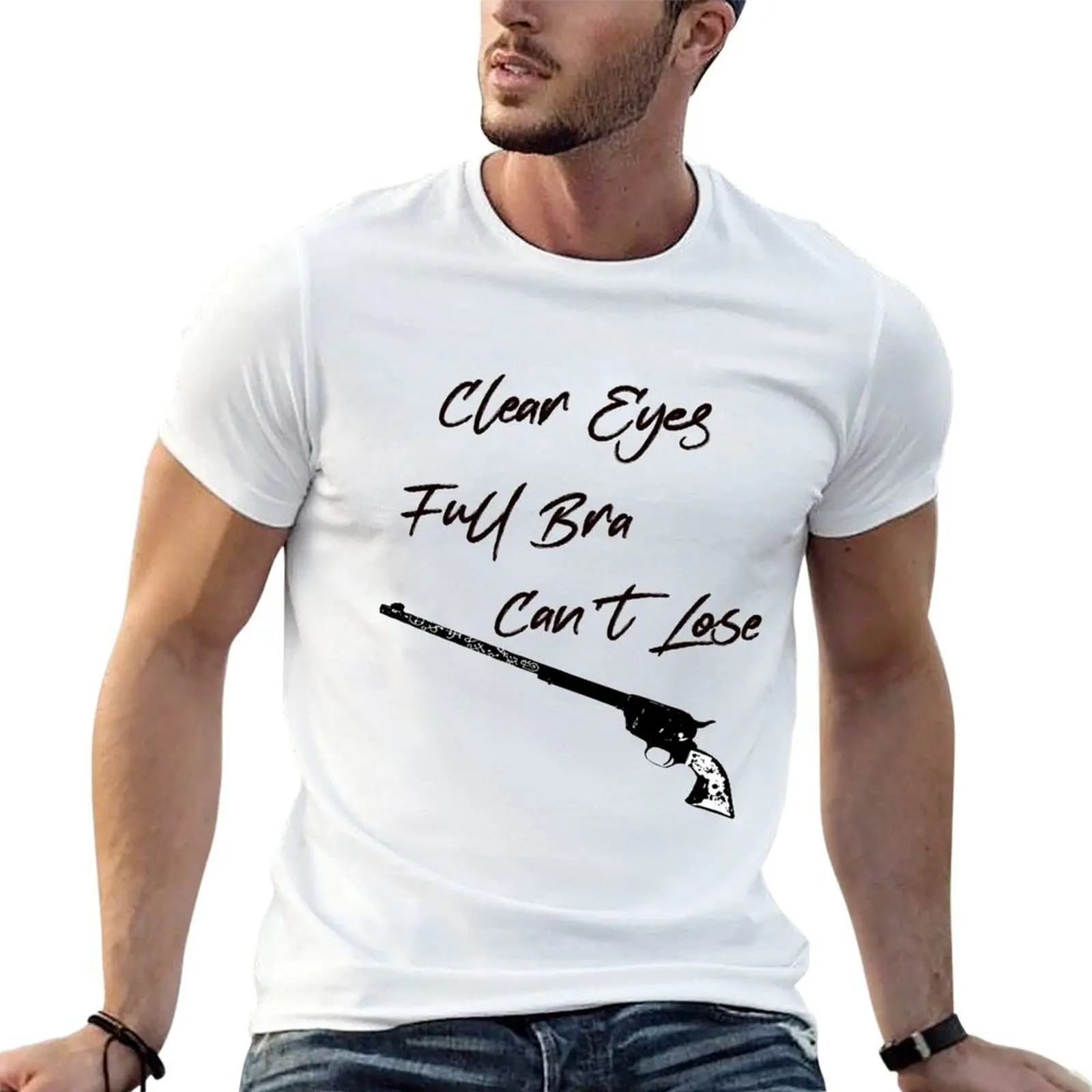 Clear Eyes Full Bra Can't Lose T-Shirt Aesthetic clothing rapper graphic tees Men's t-shirts